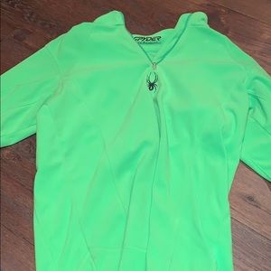 Spyder Green Quarter Zip👕